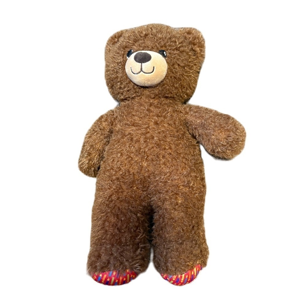 Brown Happy Birthday Teddy Bear Build a Bear (BABW) 15" Red Candles 2019